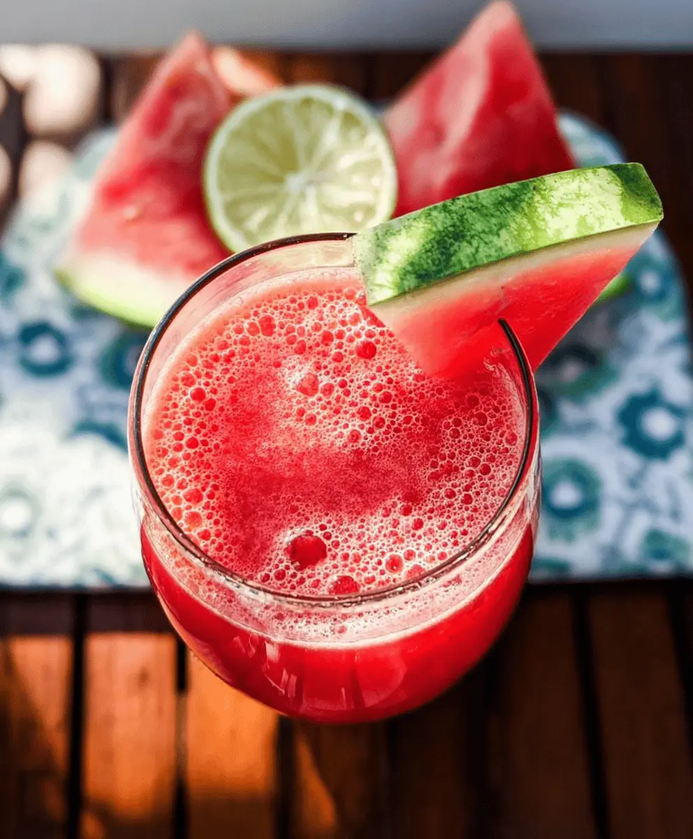 Refreshing Watermelon Agua Fresca Recipe