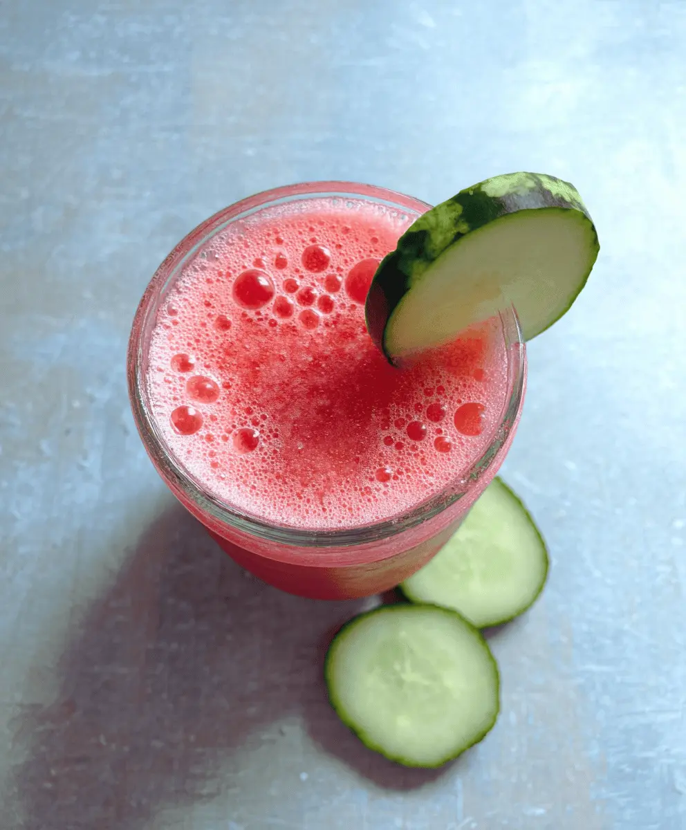 Refreshing Cucumber Watermelon Smoothie Recipe
