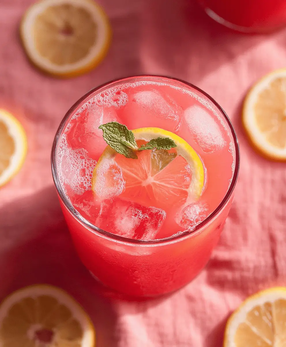 Easy Refreshing Watermelon Lemonade Recipe