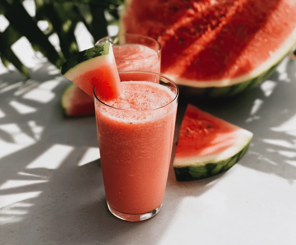 Easy Refreshing Watermelon Smoothie Recipe
