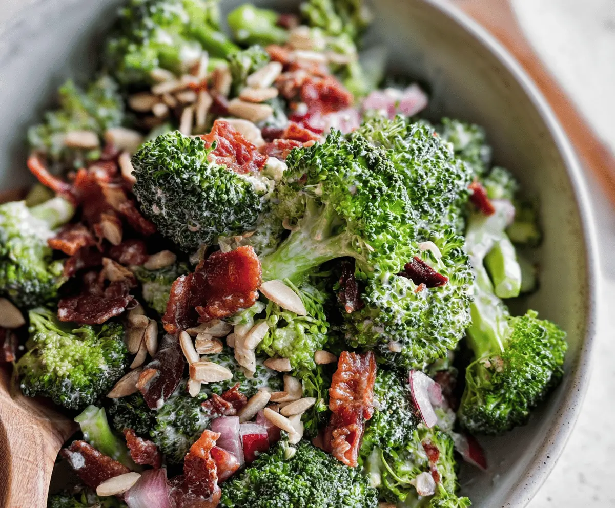Easy Crunchy Broccoli Salad Recipe