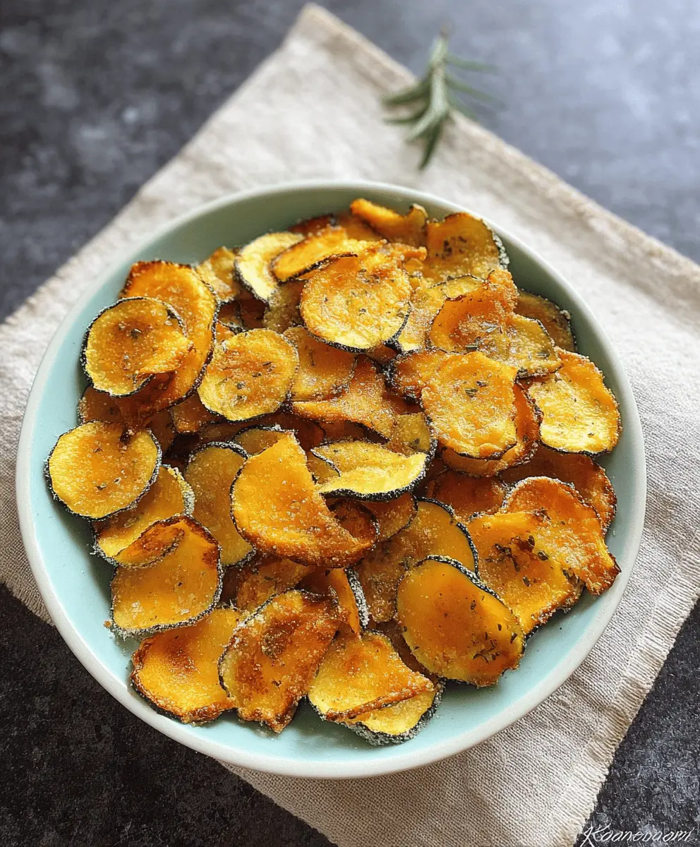 Easy Baked Zucchini Chips Recipe