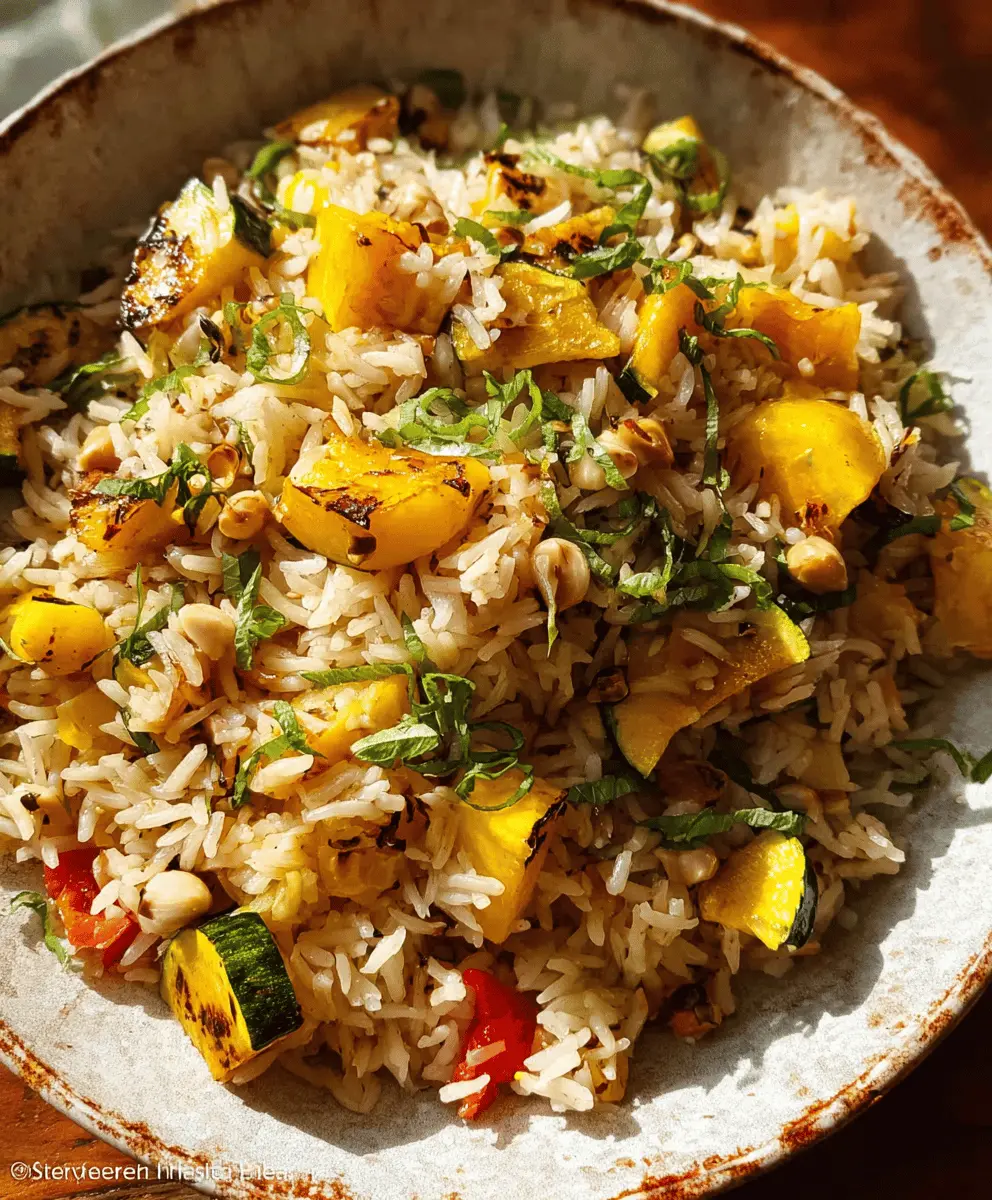 Easy Summer Squash Rice Recipe for Healthy Meals