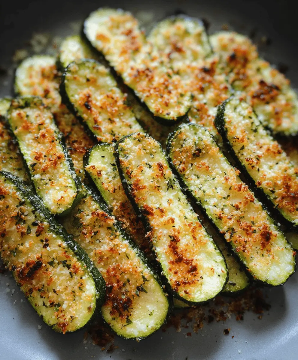Easy Baked Parmesan Zucchini Recipe
