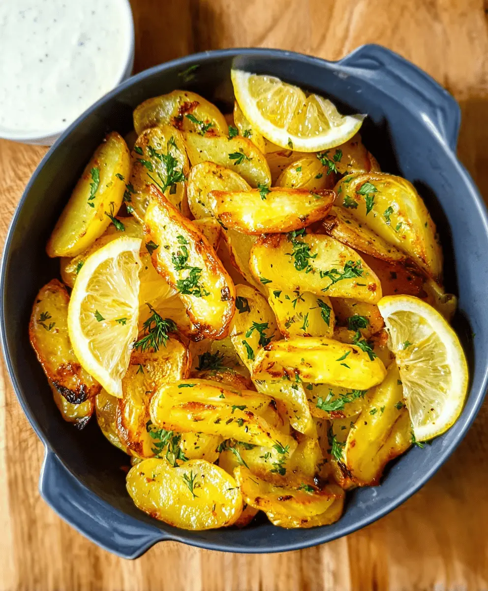 Easy Greek Lemon Potatoes Recipe