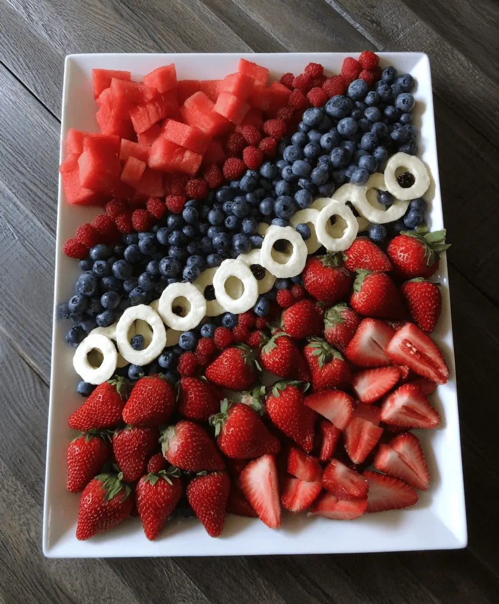Easy 4th of July Fruit Platter Ideas