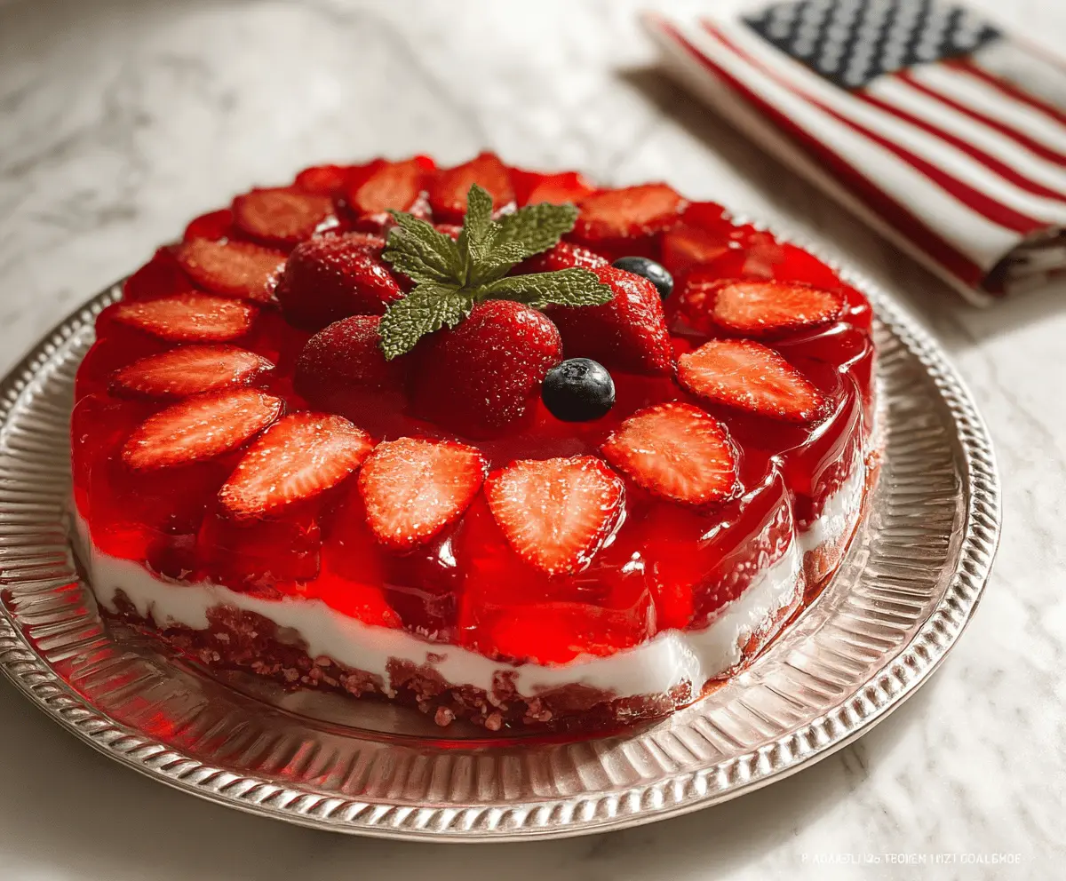 Easy Strawberry Pretzel Jello Salad Recipe