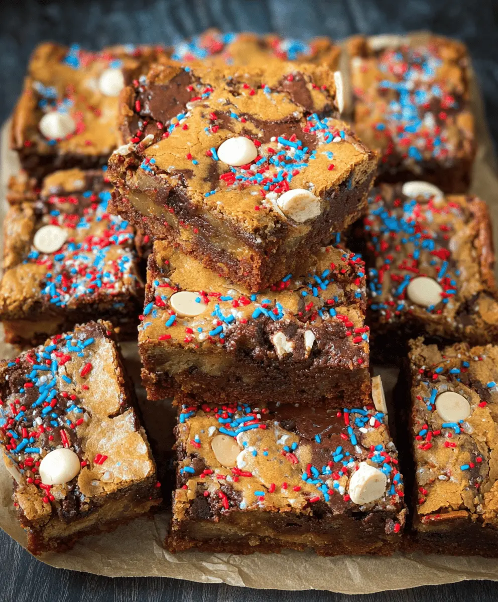 Easy Fireworks Blondies Recipe