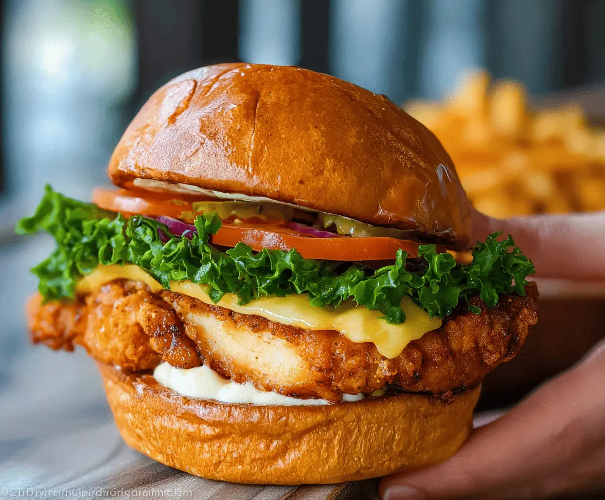 Easy Crispy Chicken Sandwich Recipe