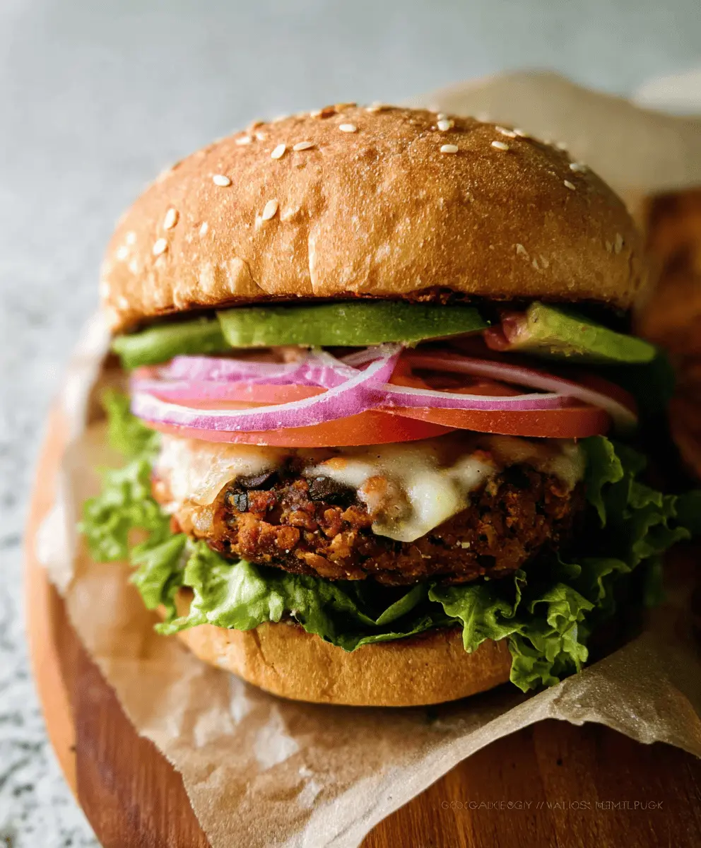 Easy Healthy Black Bean Burger Recipe