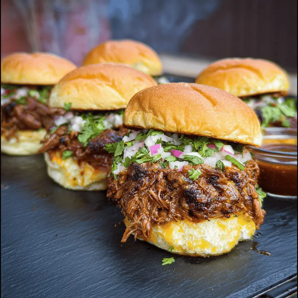 Smoked Beef Birria Burgers Recipe