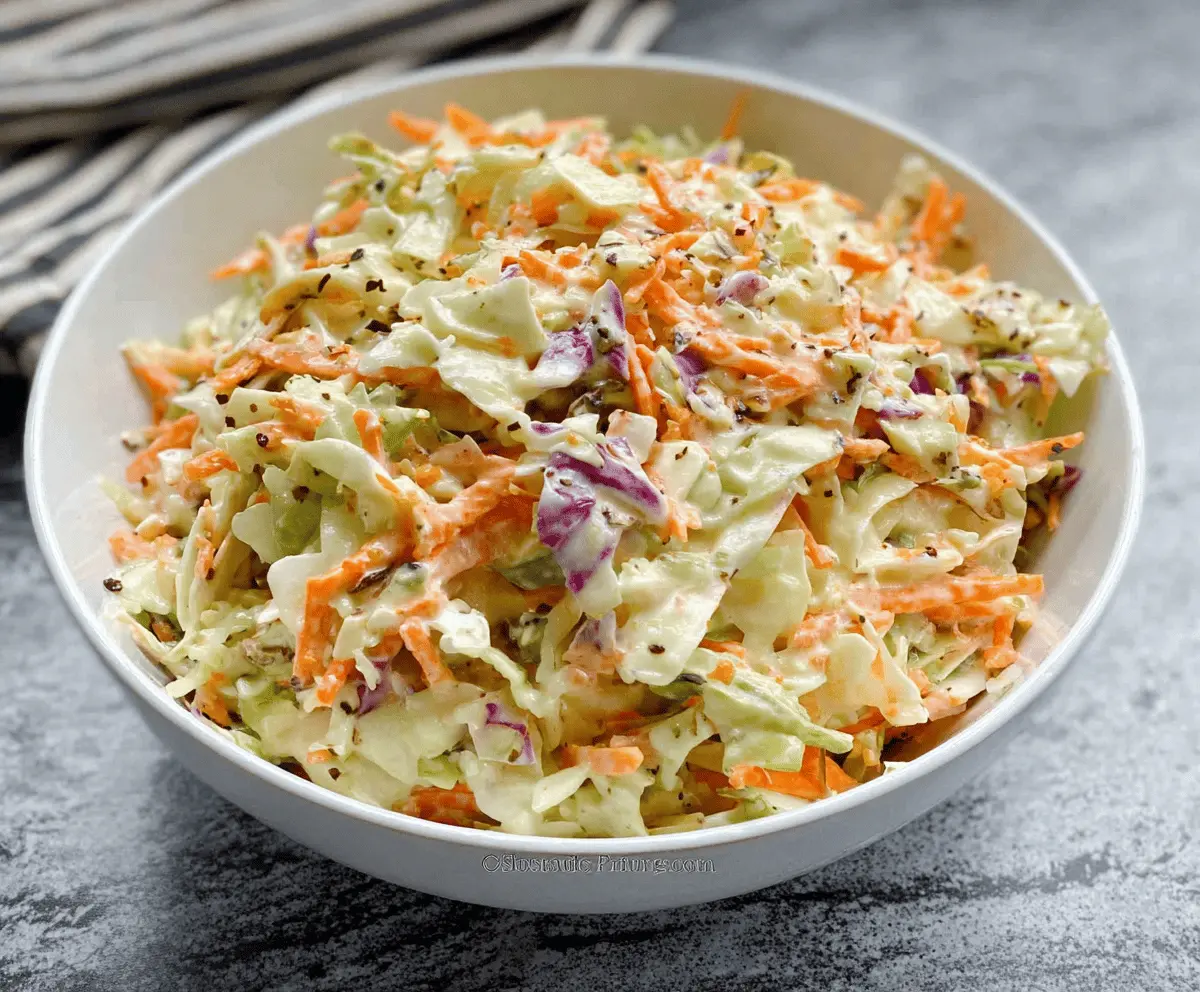 Easy Homemade Coleslaw Recipe for Perfect Summer Sides