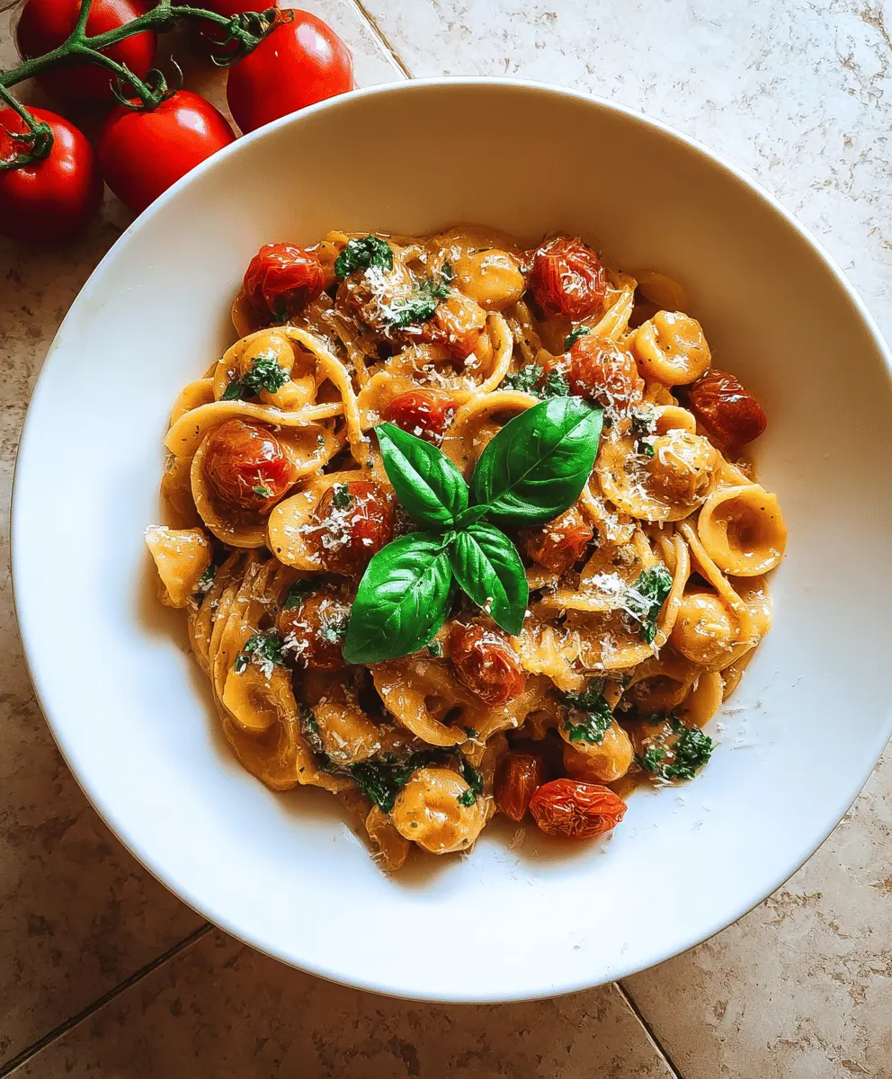 Creamy Basil Tomato Pasta Recipe for Easy Dinners