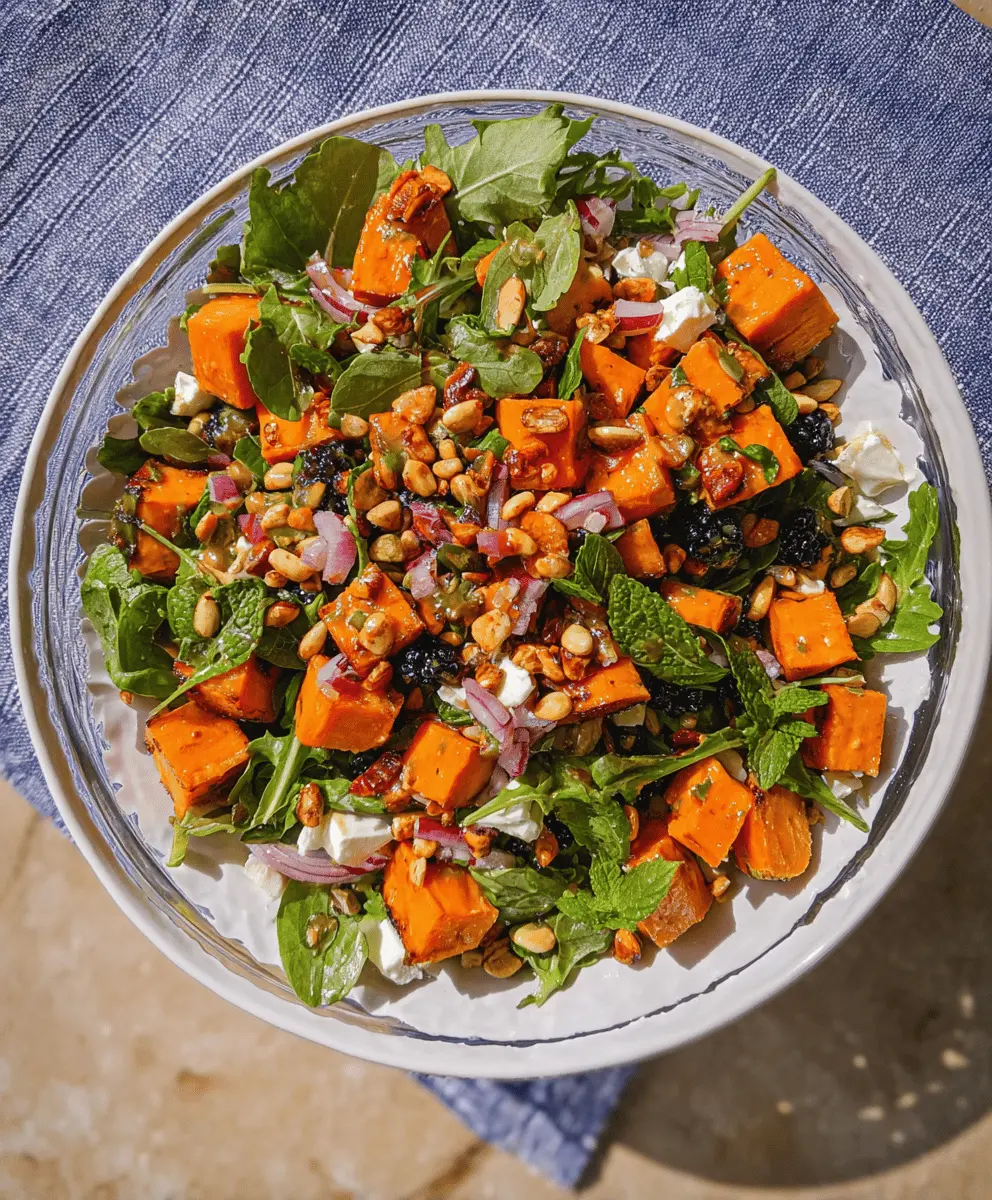 Honey Glazed Sweet Potato Summer Salad Recipe
