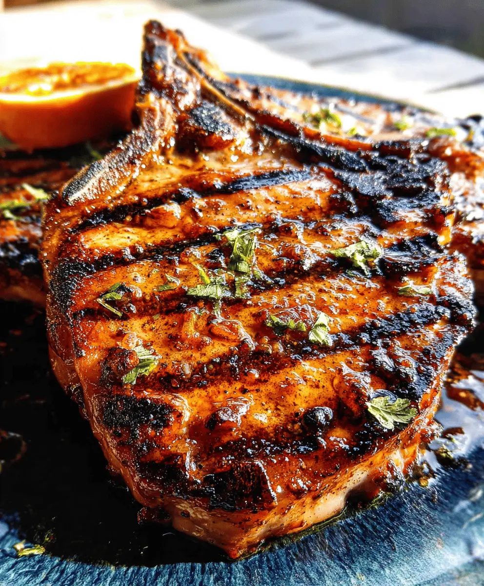 Easy Grilled Pork Chop Marinade Recipe