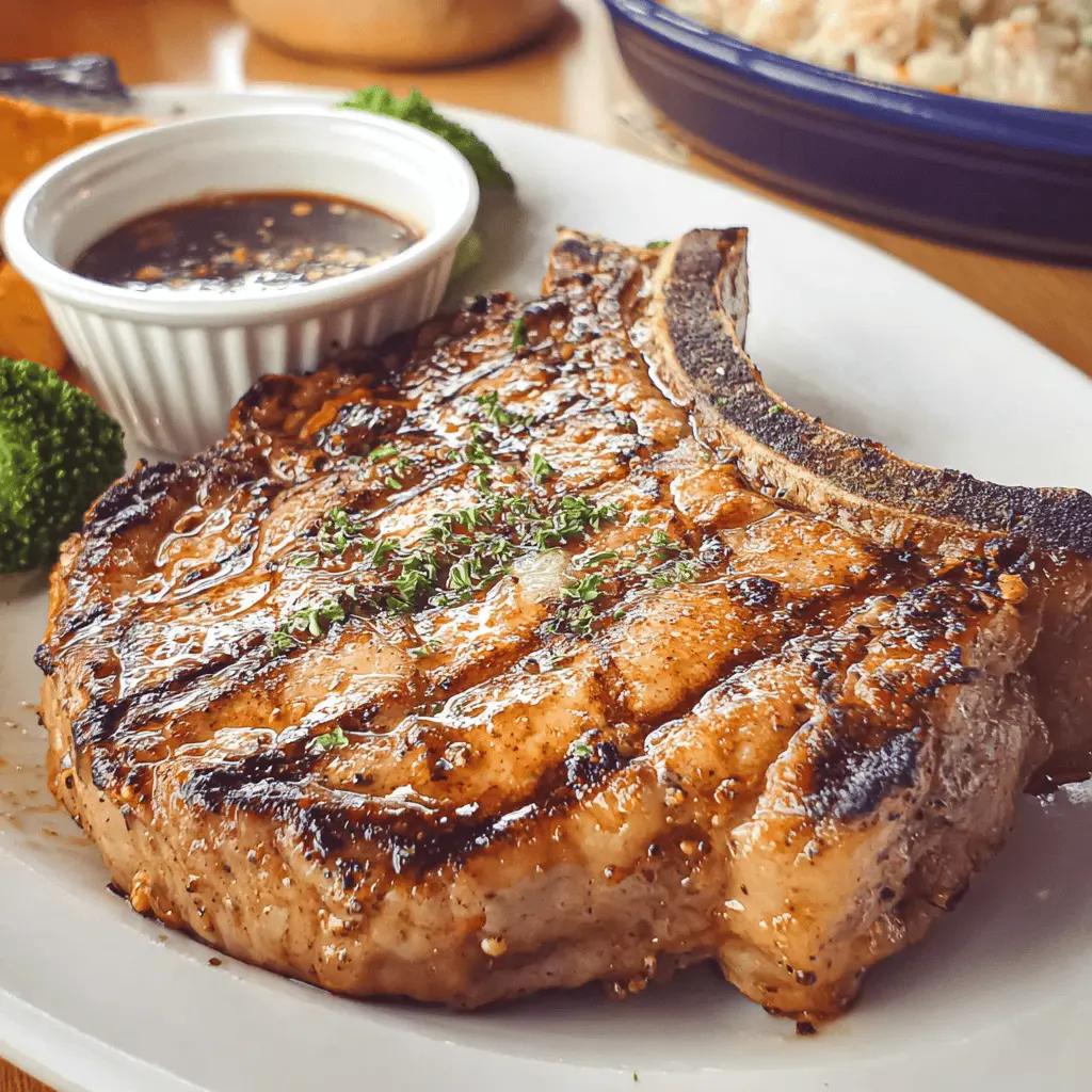 Easy Texas Roadhouse Style Pork Chop Recipe