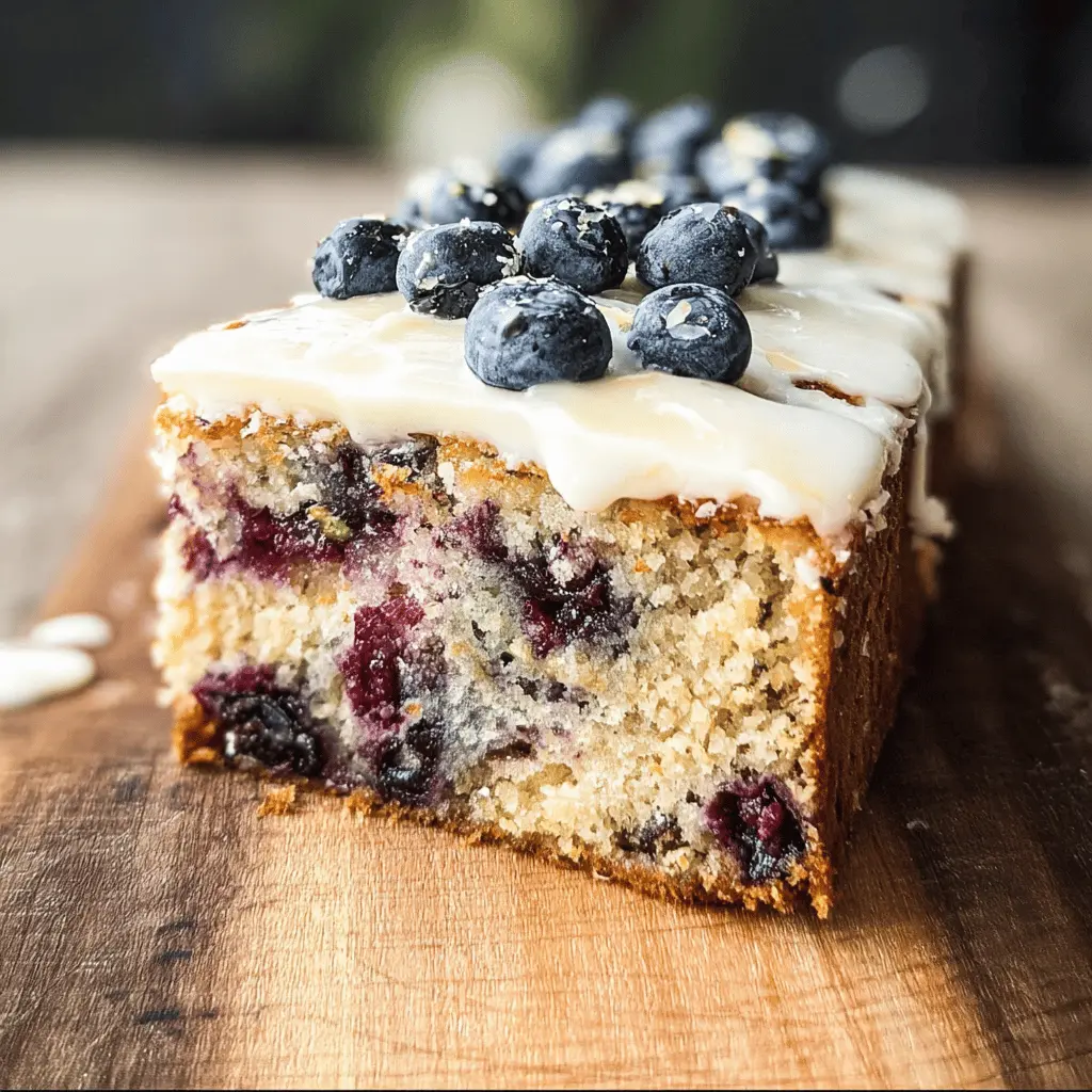 Moist Blueberry Zucchini Cake Recipe