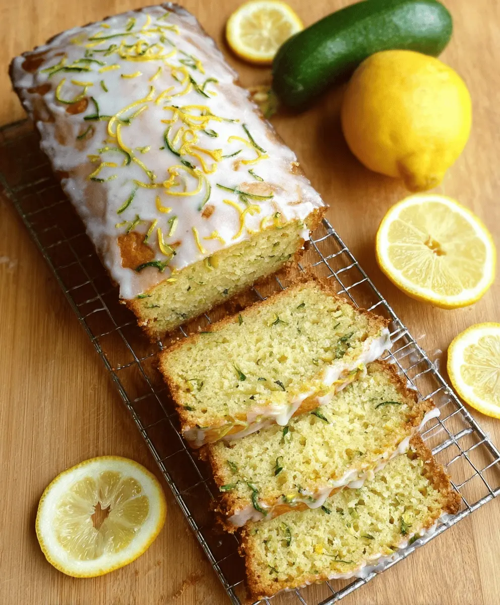 Moist Lemon Zucchini Bread Recipe