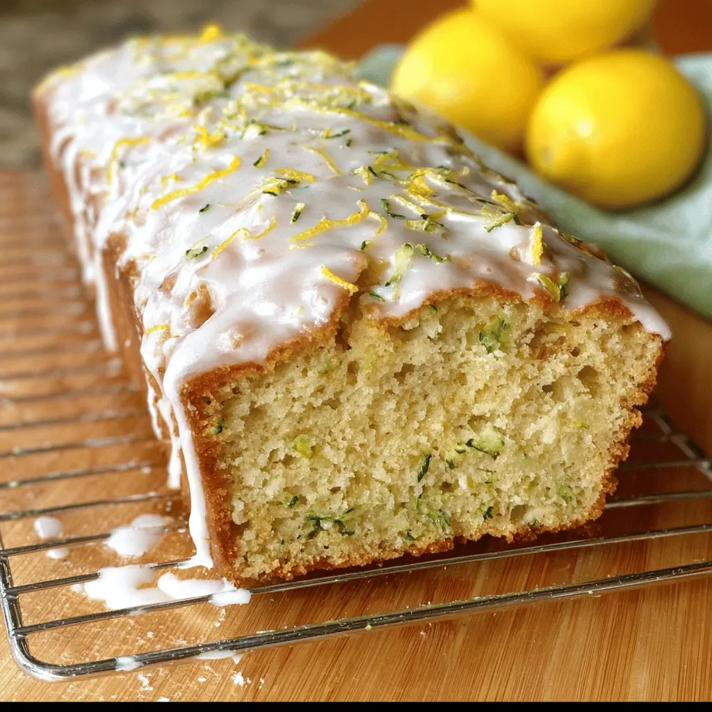 Moist Lemon Zucchini Bread Recipe