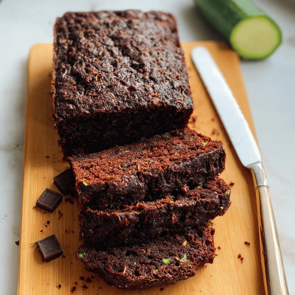 Moist Gluten-Free Chocolate Zucchini Bread Recipe