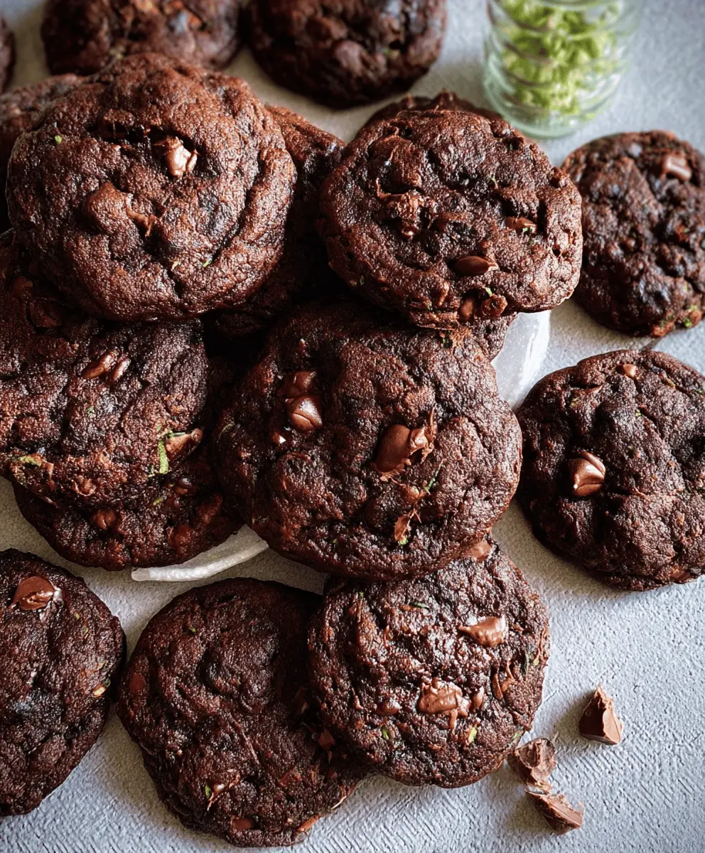Moist Chocolate Zucchini Cookies Recipe