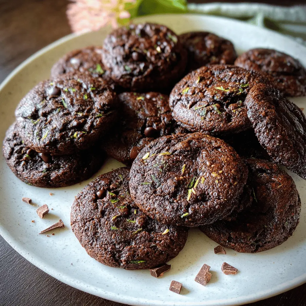 Moist Chocolate Zucchini Cookies Recipe