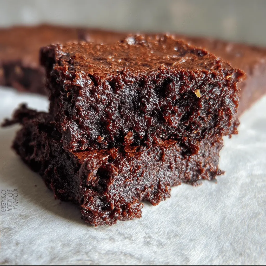 Easy 3-Ingredient Zucchini Brownies Recipe