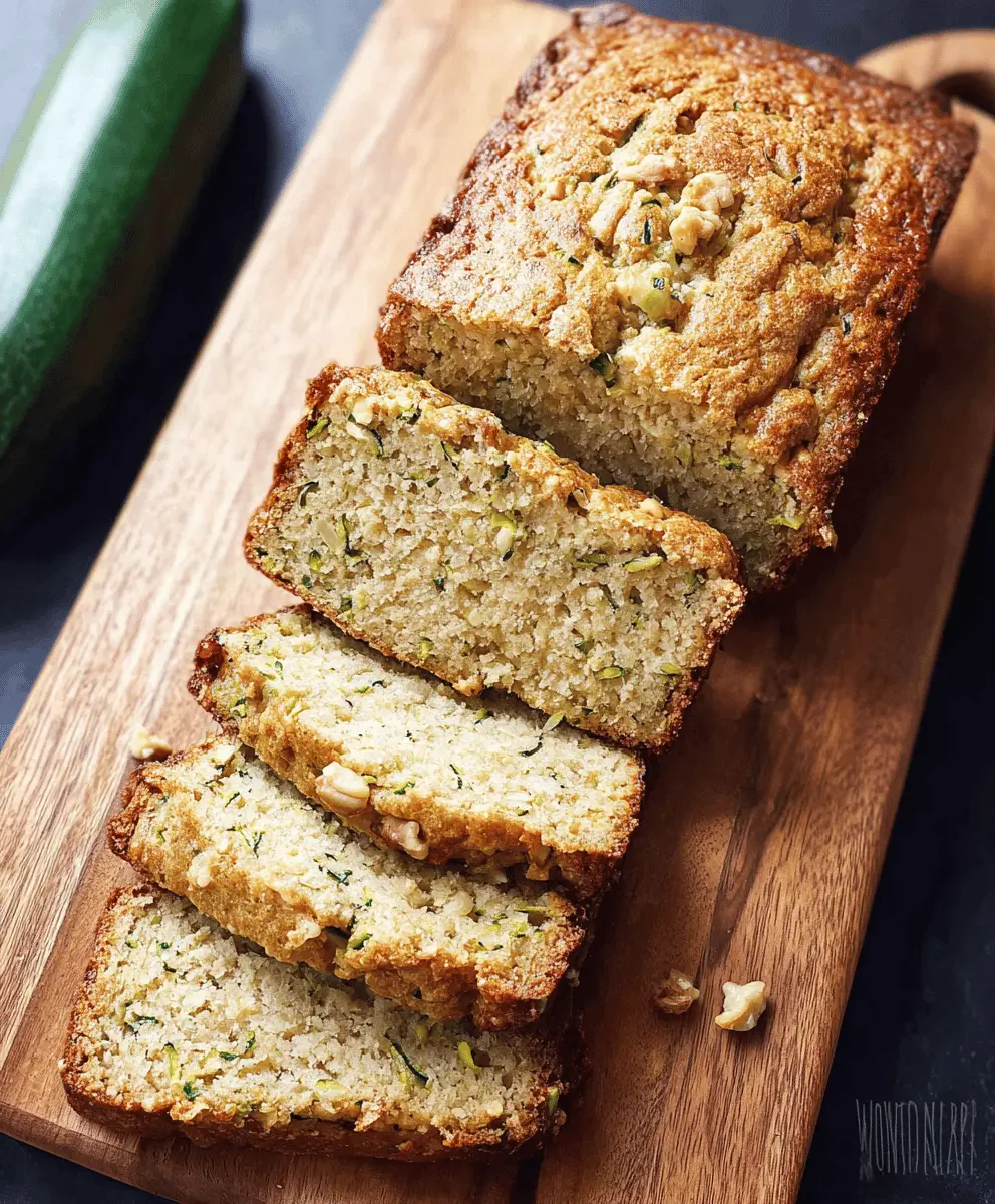 Easy Almond Flour Zucchini Bread Recipe