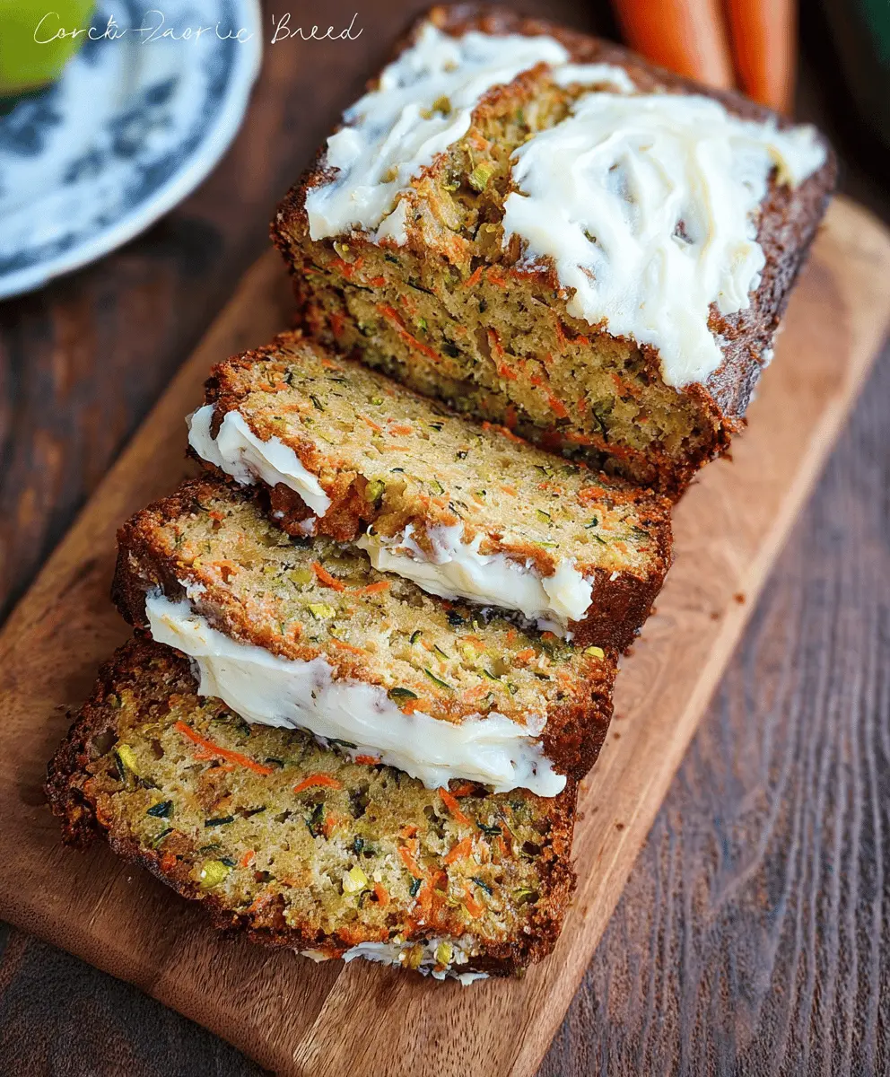 Moist Carrot Apple Zucchini Bread Recipe