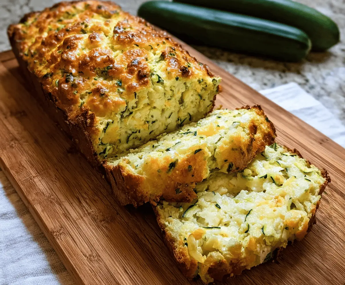 Easy Zucchini Cheese Bread Recipe