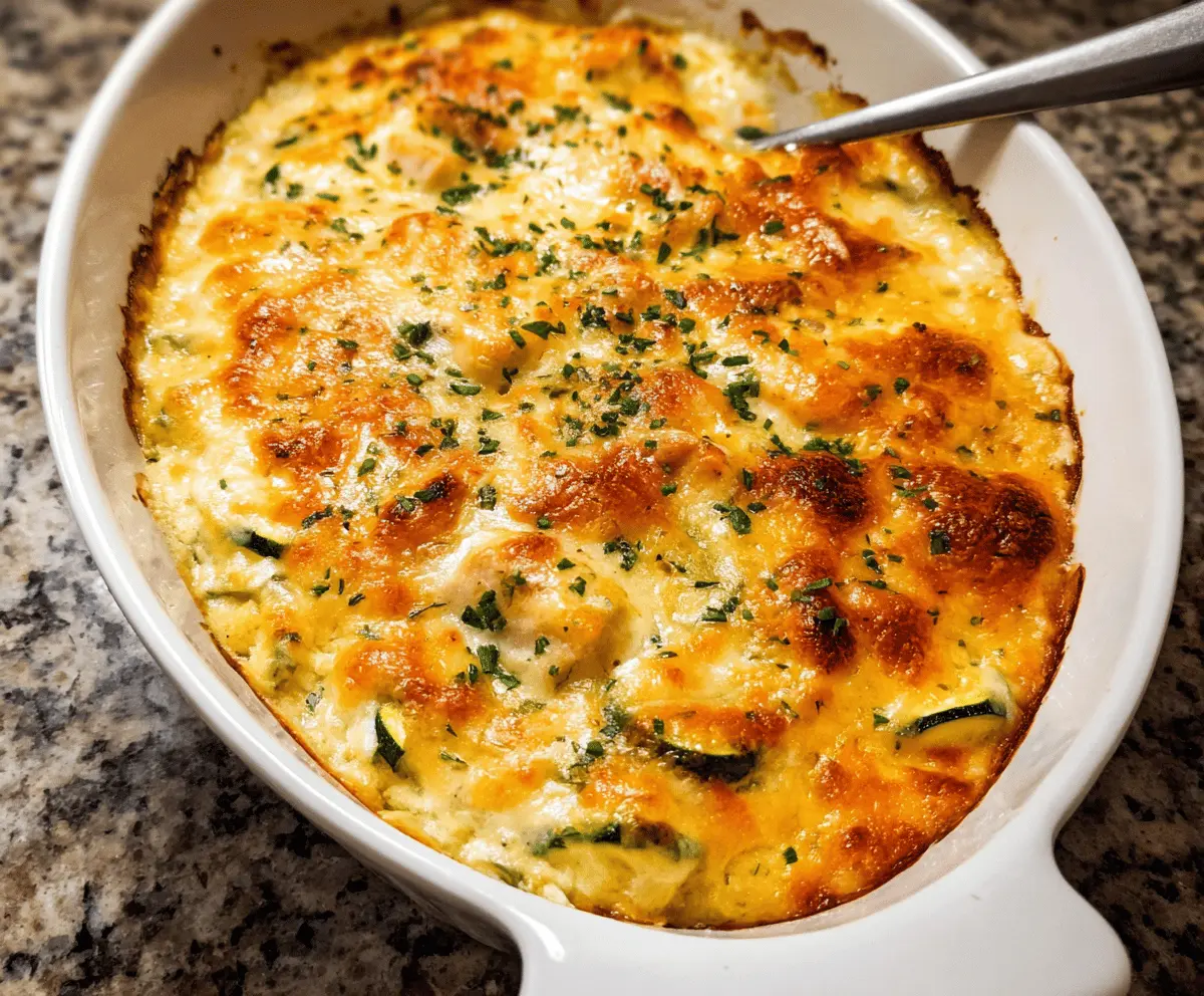 Easy Chicken Zucchini Casserole Recipe