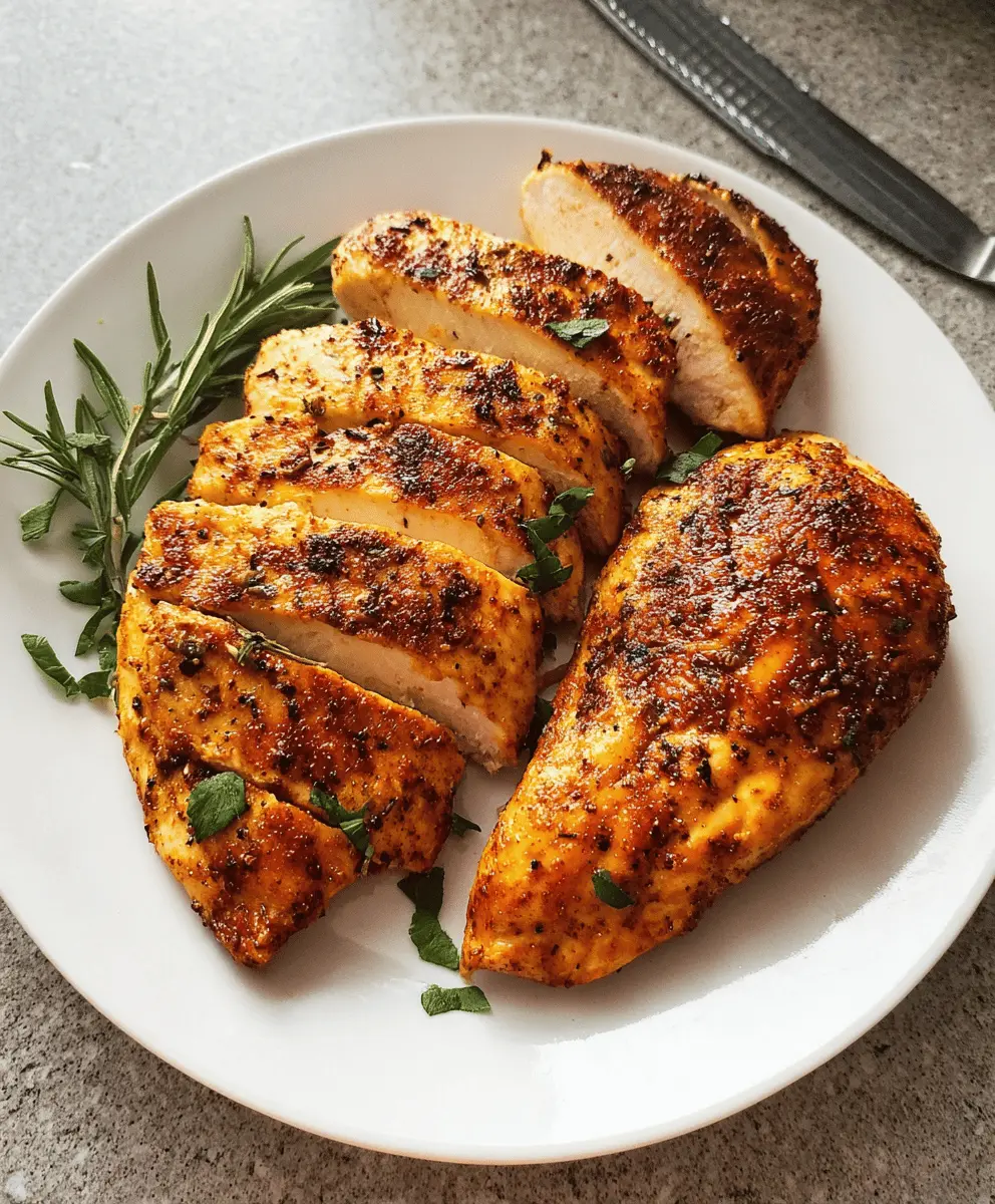 Juicy Air Fryer Chicken Breasts Recipe