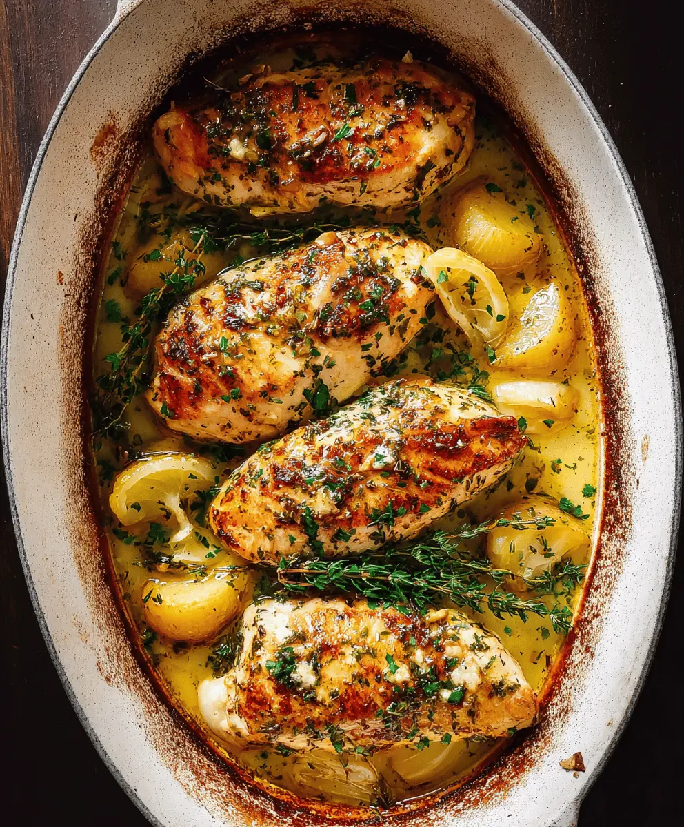 Easy Garlic Butter Baked Chicken Breast Recipe