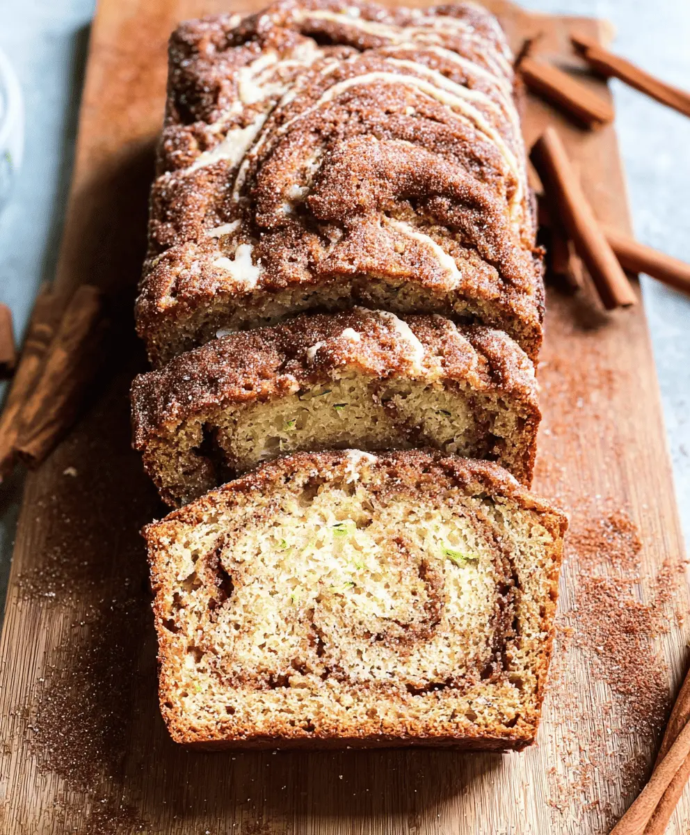 Easy Cinnamon Swirl Zucchini Bread Recipe