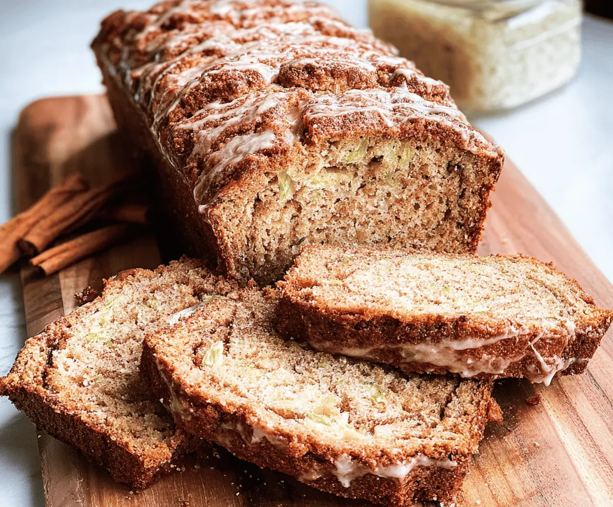 Easy Cinnamon Swirl Zucchini Bread Recipe
