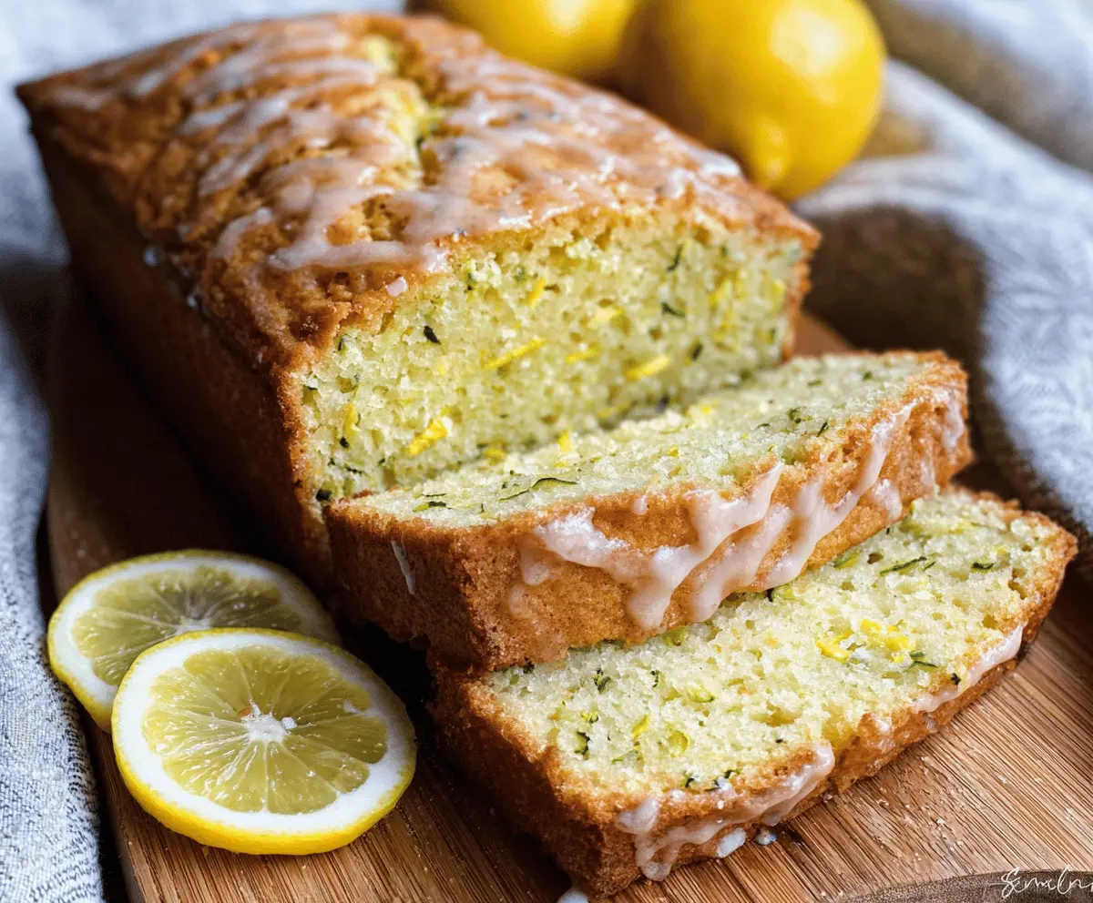 Moist Lemon Zucchini Bread Recipe