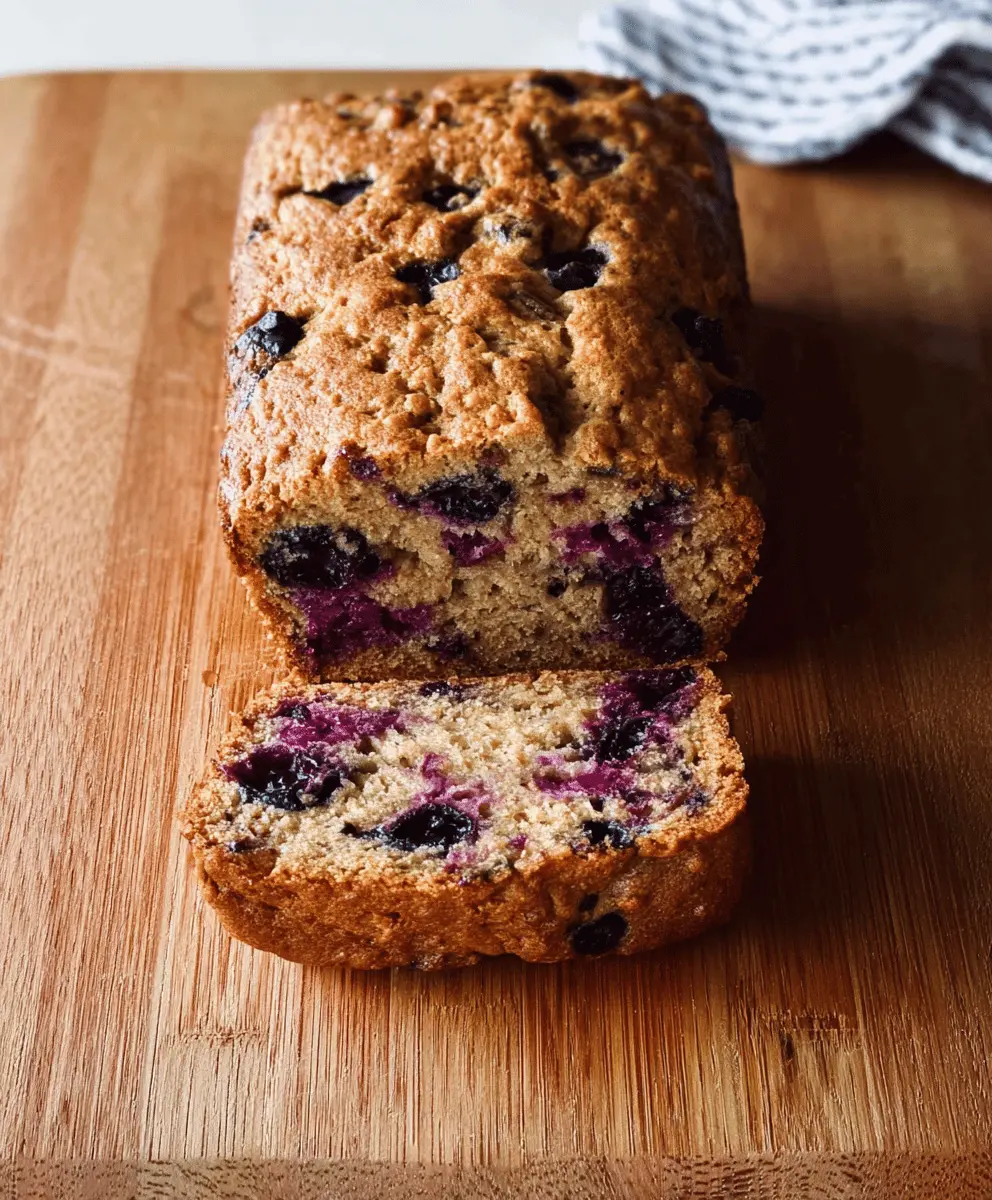 Moist Blueberry Zucchini Bread Recipe