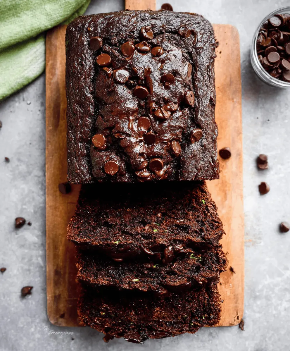 Healthy Chocolate Zucchini Bread Recipe