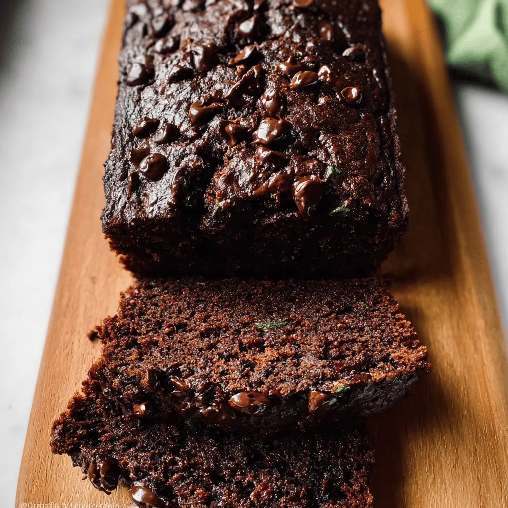 Healthy Chocolate Zucchini Bread Recipe
