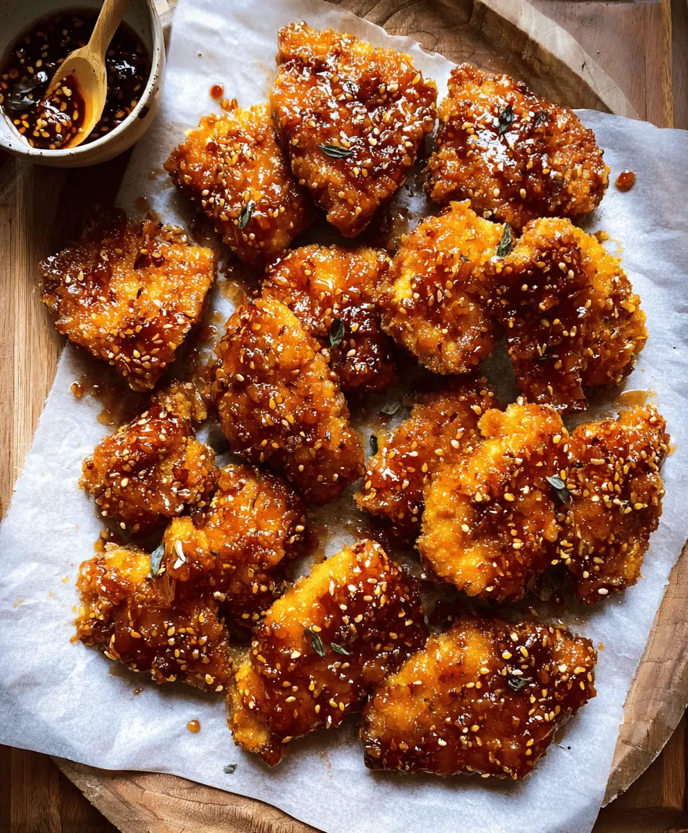 Crispy Baked Hot Honey Chicken Recipe