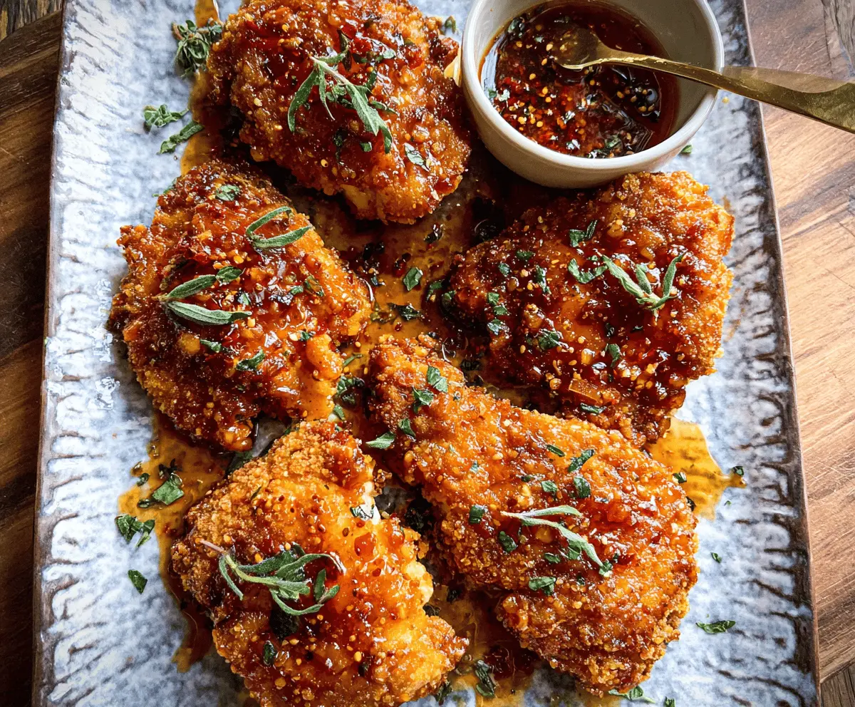 Crispy Baked Hot Honey Chicken Recipe