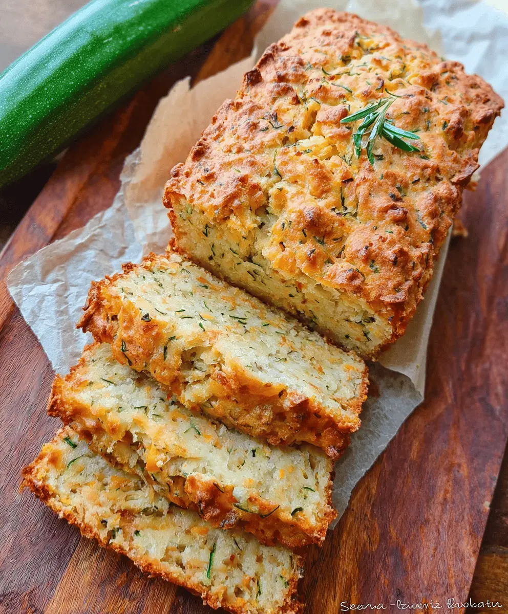 Easy Zucchini Cheddar Herb Beer Bread Recipe