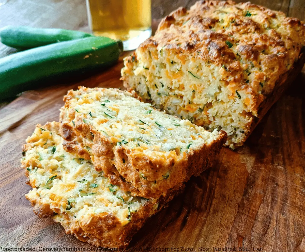Easy Zucchini Cheddar Herb Beer Bread Recipe