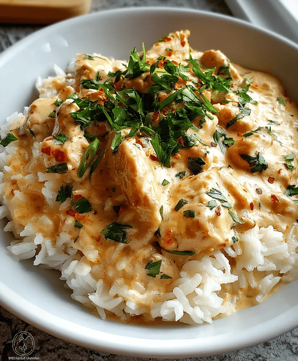 Easy Creamy Chicken and Rice Recipe