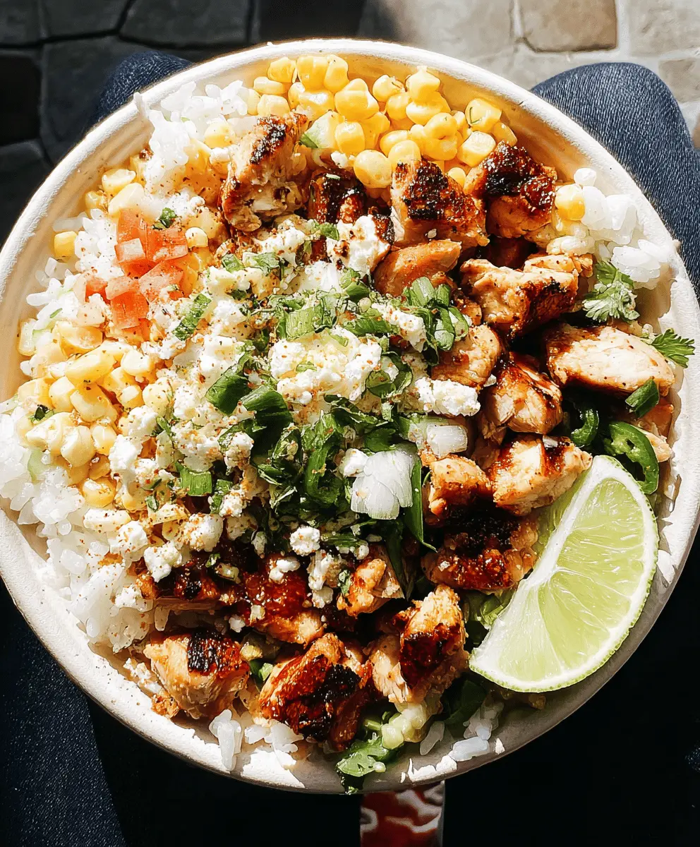 Easy Street Corn Chicken Rice Bowl Recipe