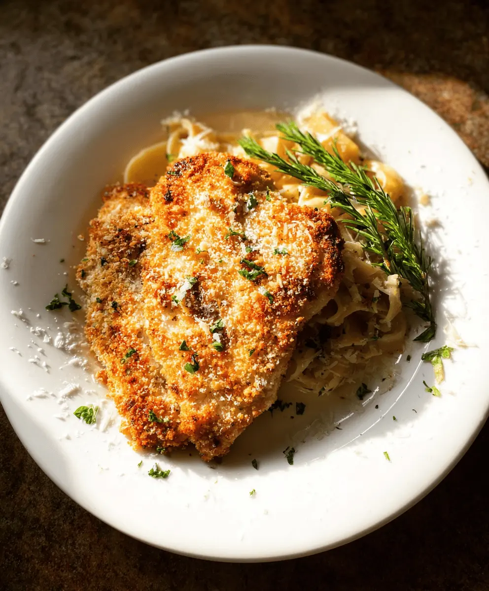 Crispy Parmesan Crusted Chicken Recipe