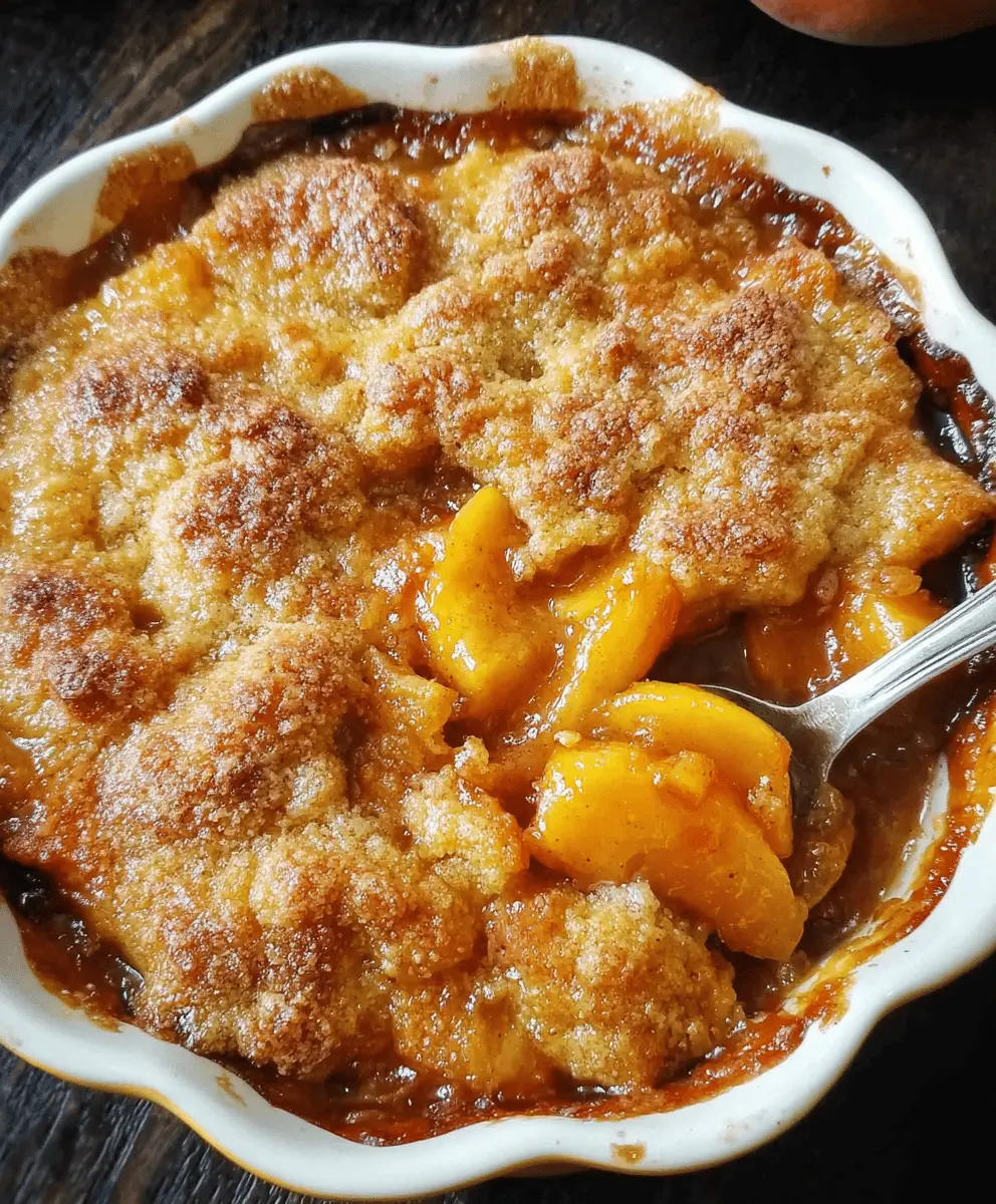 Easy Southern Peach Cobbler Recipe