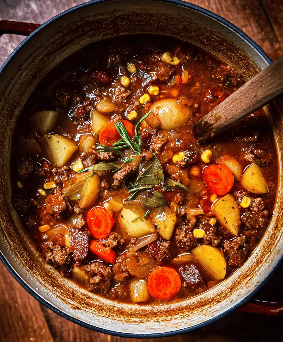 Hearty Cowboy Stew Recipe for Warm Comfort