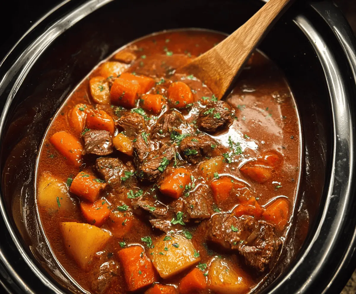Easy Crock Pot Beef Stew Recipe for Cozy Dinners