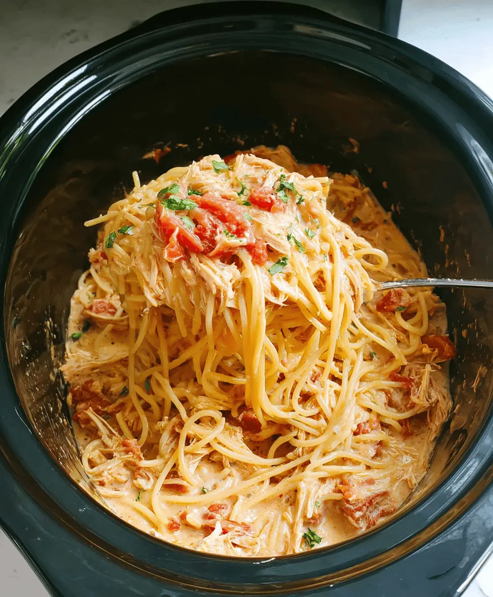 Easy Crockpot Chicken Spaghetti Recipe for Busy Nights